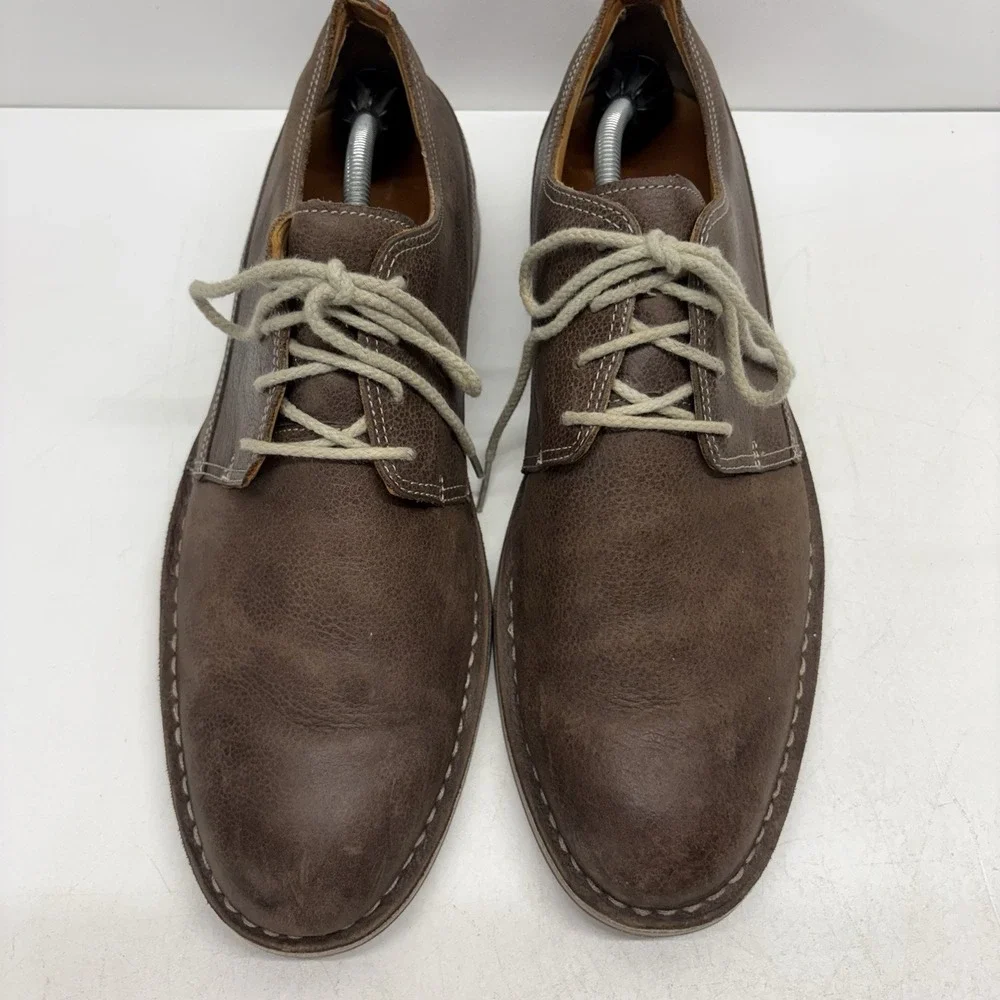 Sperry Gold Cup Men's 12M Brown Leather Plain Toe Oxford Dress Casual Shoes